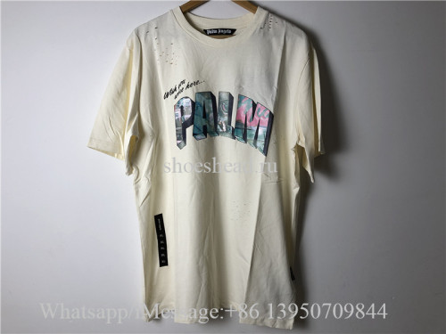 Palm Angels Cream Tee