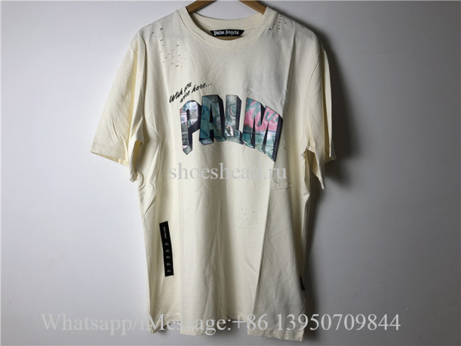 Palm Angels Cream Tee