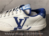 Louis Vuitton Trainer White Blue