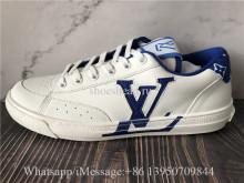 Louis Vuitton Trainer White Blue