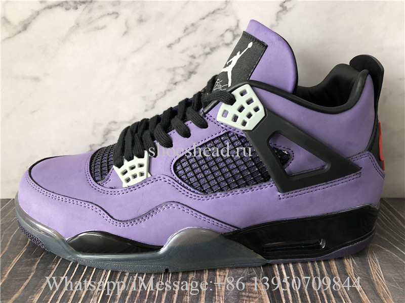 Air Jordan 4 Retro Travis Scott Purple