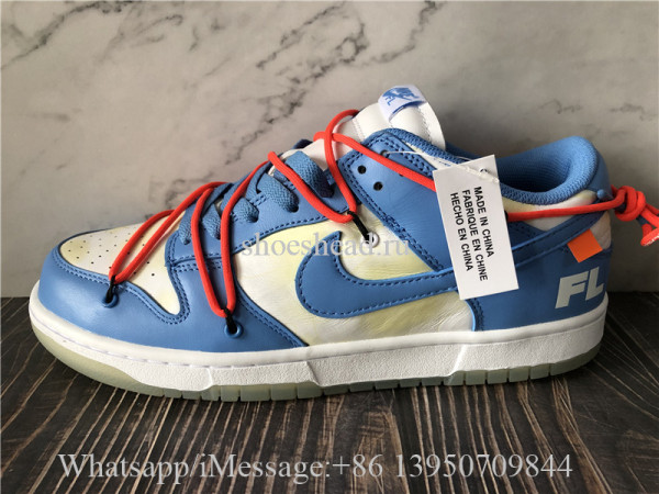 Off White x Futura x Nike Dunk Low UNC