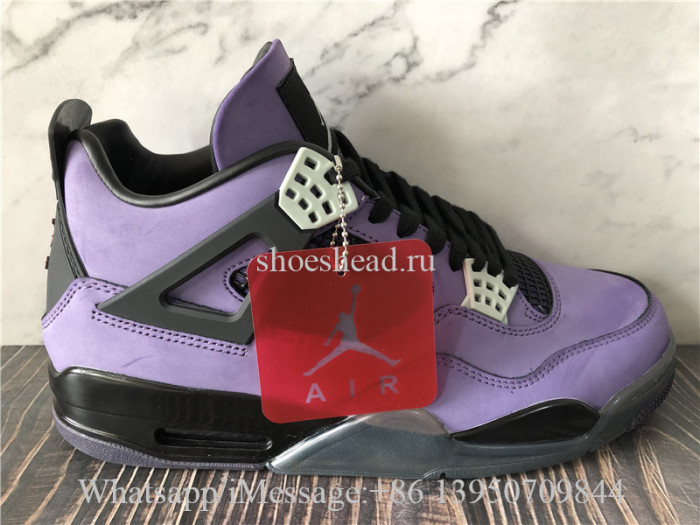 Air Jordan 4 Retro Travis Scott Purple