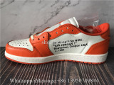 Air Jordan 1 Retro Low Off White Orange