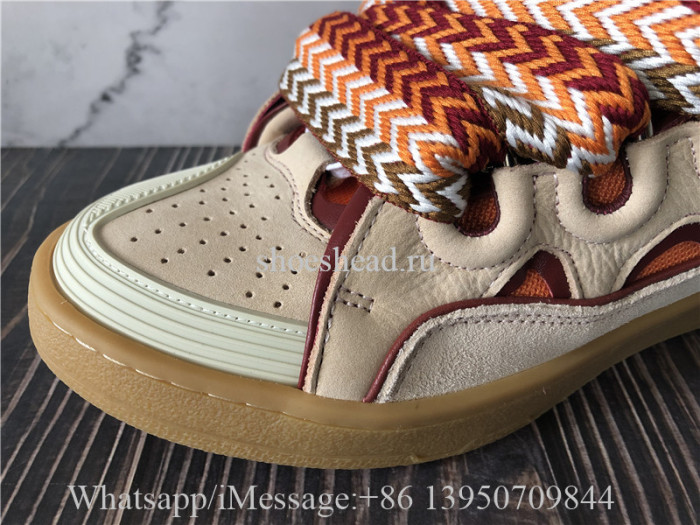 Super Quality Lanvin Curb Sneaker Beige