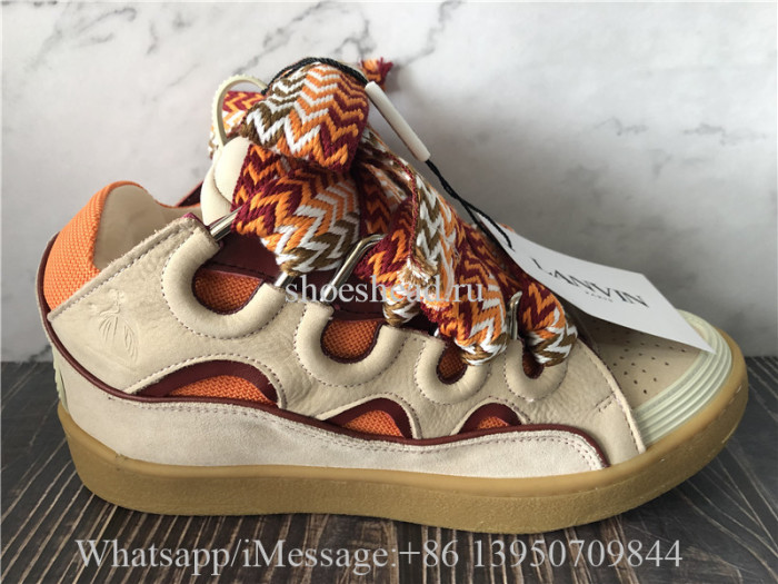 Super Quality Lanvin Curb Sneaker Beige