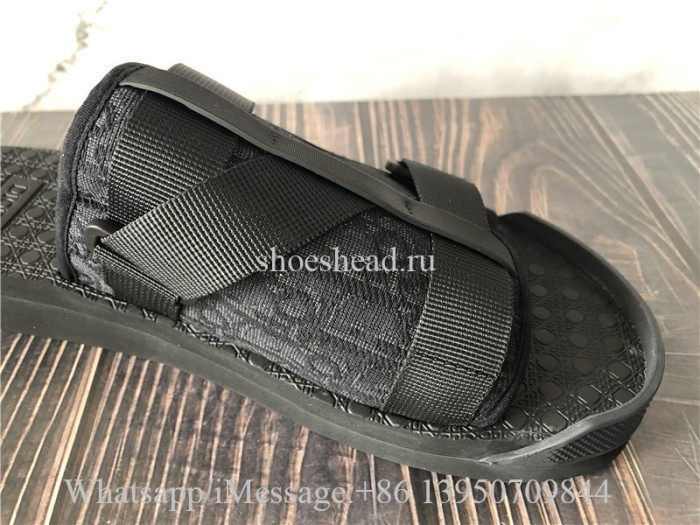 Dior Alpha Sandal Black Dior Oblique Jacquard