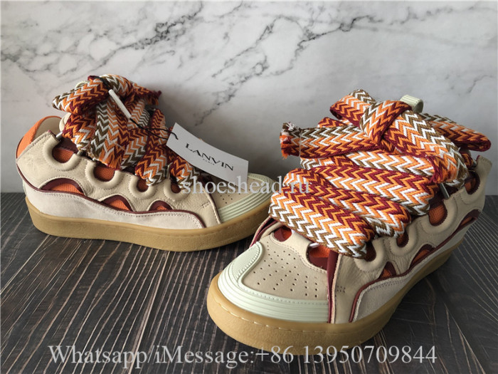 Super Quality Lanvin Curb Sneaker Beige