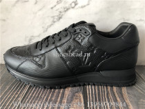 Louis Vuitton Run Away Sneaker Monogram Embossed Leather Black