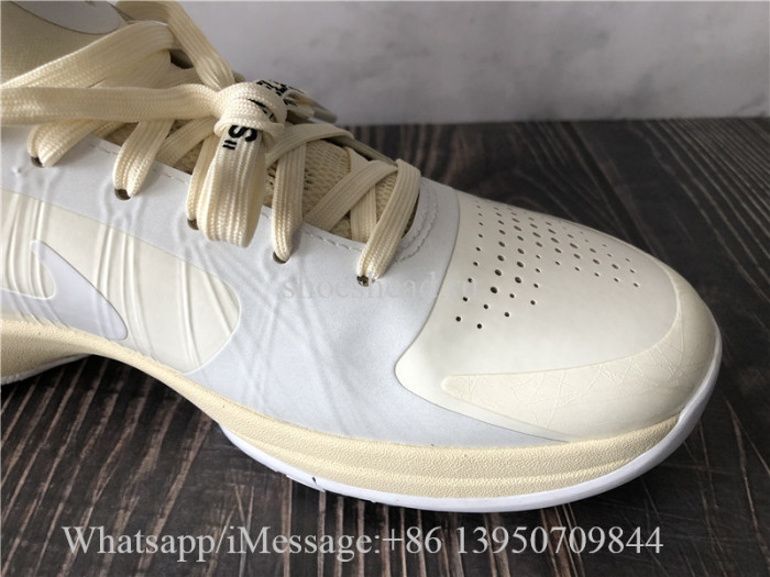 Off White x Nike Kobe 5 Protro Undefeated Rice White