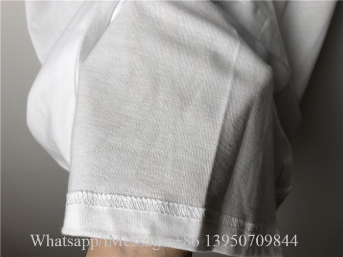 Palm Angels White Shirt With Pink Logo