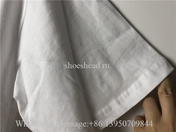 Palm Angels White Shirt With Pink Logo