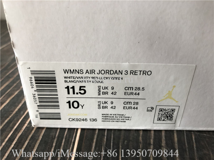 Air Jordan 3 WMNS Lucky Green