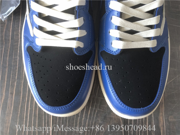 Travis Scott x Air Jordan 1 Low Black Blue