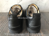 Christian Louboutin Spike Flat Low Top Sneaker Black Leather