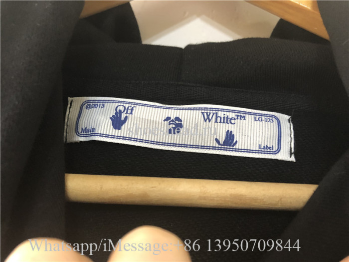 Off White Hoodie Black