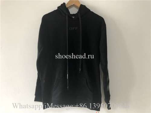 Off White Hoodie Black
