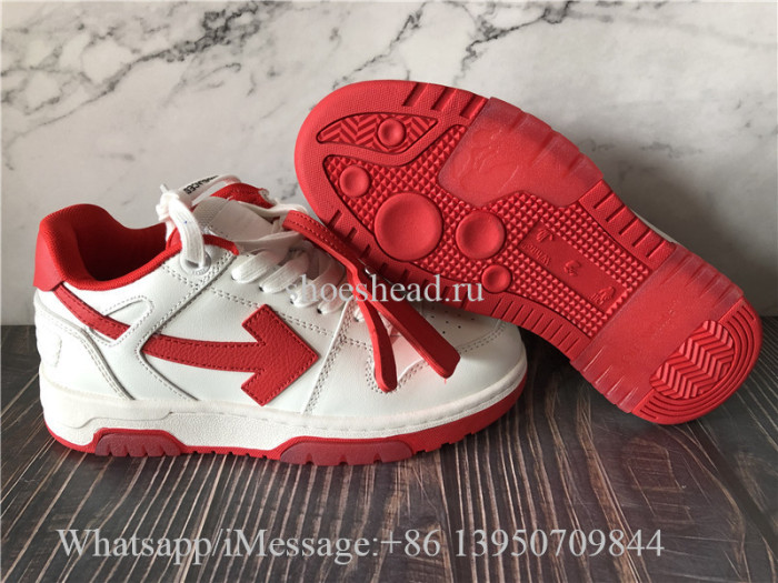 Off White Out Of Office Low White Red