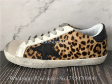 Golden Goose Superstar Leopard-print Calf Hair Sneakers