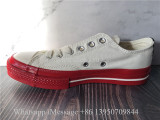 CDG Play x Converse Red Sole White Low Top Sneakers