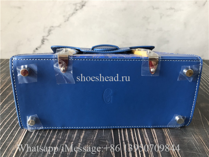 Original Goyard Goyardine Structure Mini Saigon Sky Blue Bag