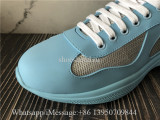 Prada America's Cup Soft Rubber And Bike Fabric Sneaker Light Blue