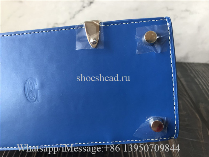 Original Goyard Goyardine Structure Mini Saigon Sky Blue Bag