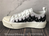 Amiri Stars Court Canvas Low-Top Sneakers