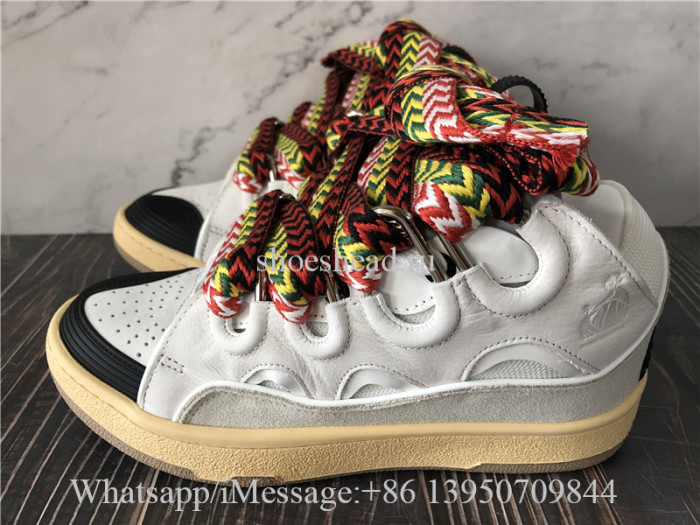 Super Quality Lanvin Curb Sneaker Grey White