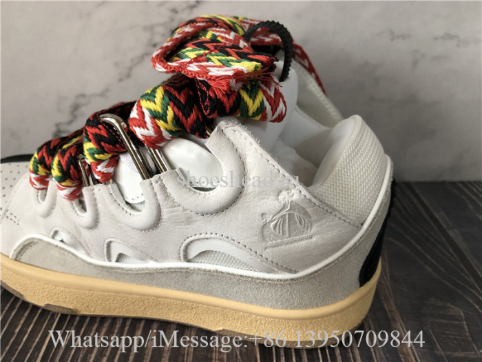 Super Quality Lanvin Curb Sneaker Grey White