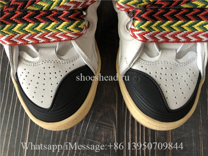 Super Quality Lanvin Curb Sneaker Grey White