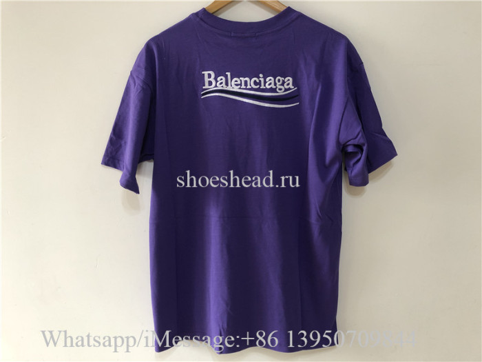 Balenciaga Purple Tee Shirt