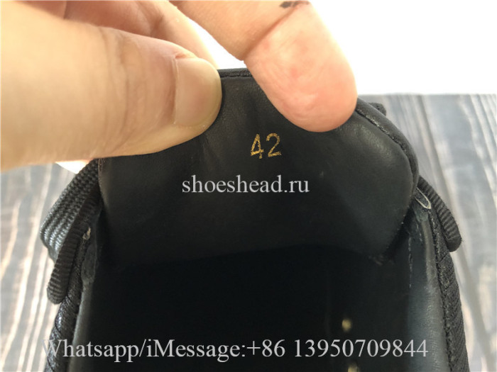 Christian Louboutin Spike Flat Sneaker Black