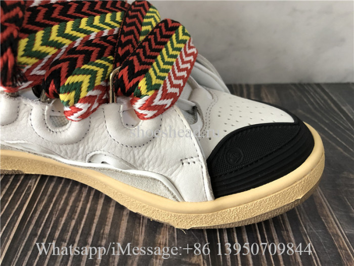 Super Quality Lanvin Curb Sneaker Grey White