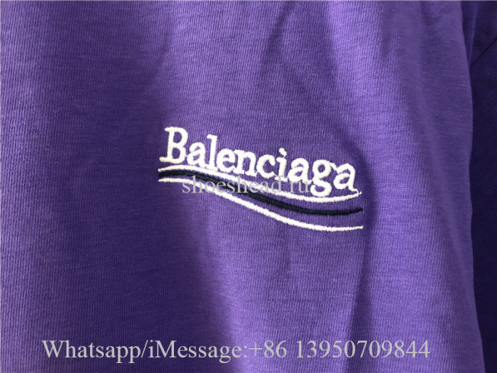 Balenciaga Purple Tee Shirt