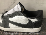 Louis Vuitton x Air Jordan 1 Low OG Black White