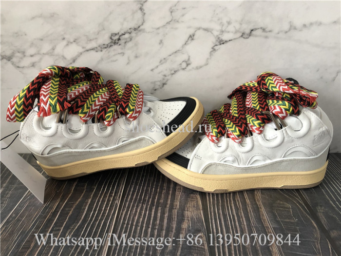 Super Quality Lanvin Curb Sneaker Grey White