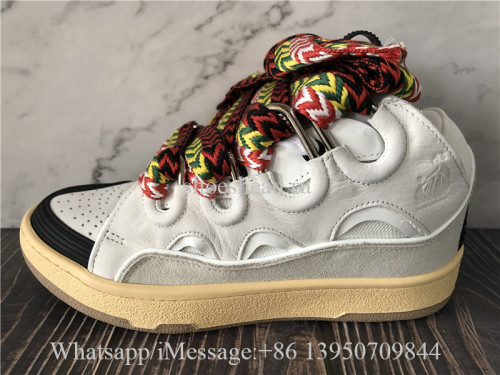 Super Quality Lanvin Curb Sneaker Grey White