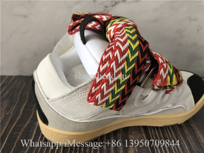 Super Quality Lanvin Curb Sneaker Grey White