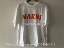 Marni White Tee Shirt