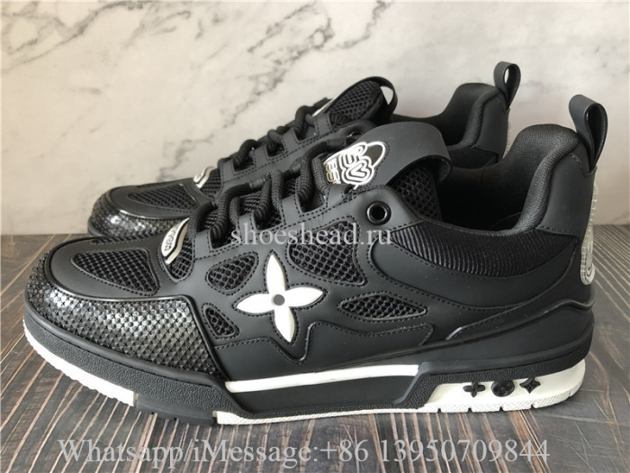 Louis Vuitton LV Skate Sneaker Black White