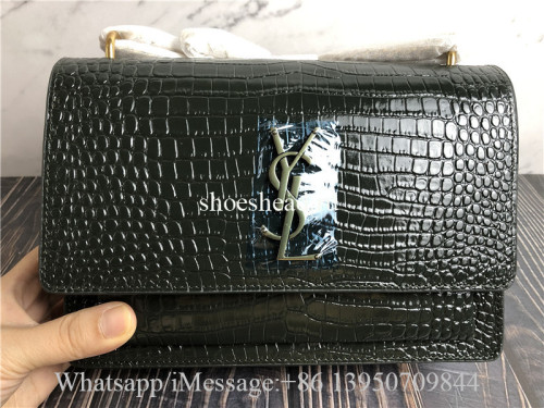 Original YSL Solferino Medium Satchel In Box Saint Laurent Leather Bag
