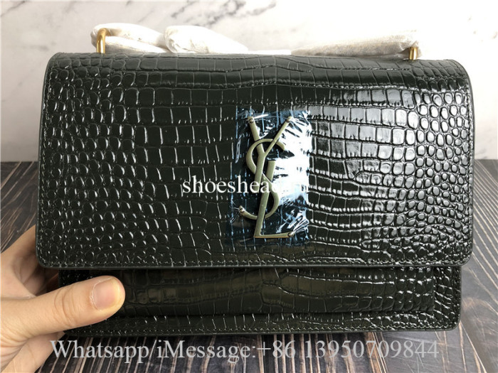 Original YSL Solferino Medium Satchel In Box Saint Laurent Leather Bag
