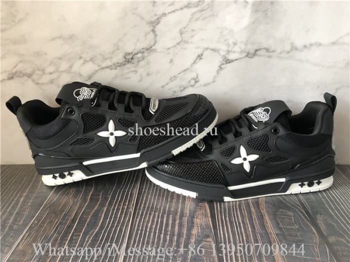 Louis Vuitton LV Skate Sneaker Black White