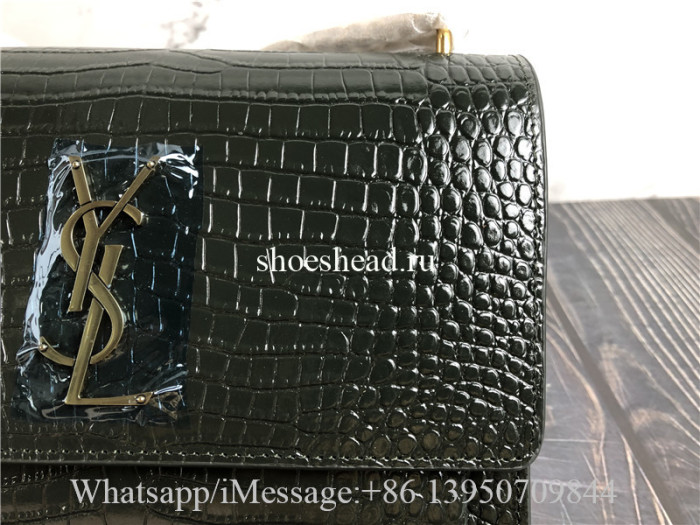 Original YSL Solferino Medium Satchel In Box Saint Laurent Leather Bag