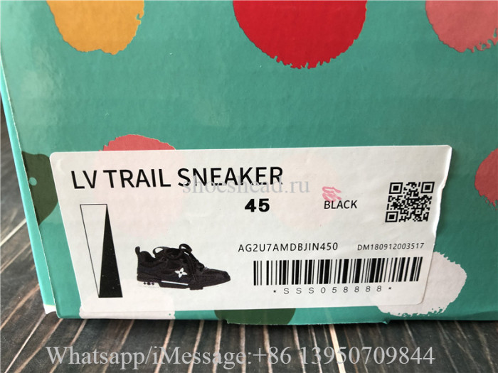 Louis Vuitton LV Skate Sneaker Black White
