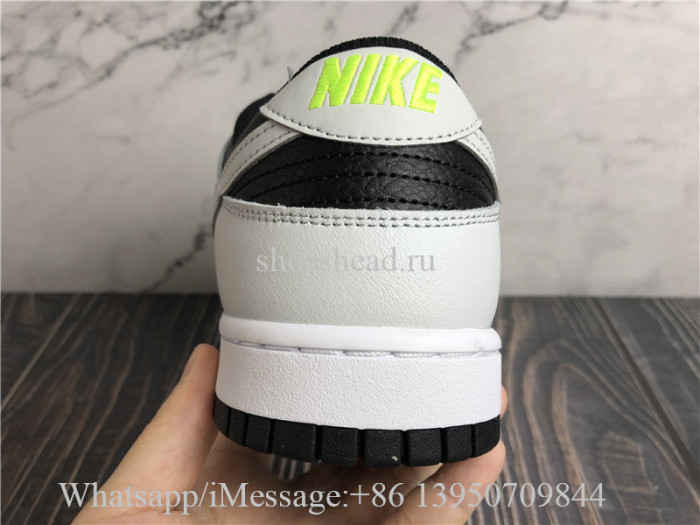 Nike Dunk Low Reverse Panda With Neon Accents