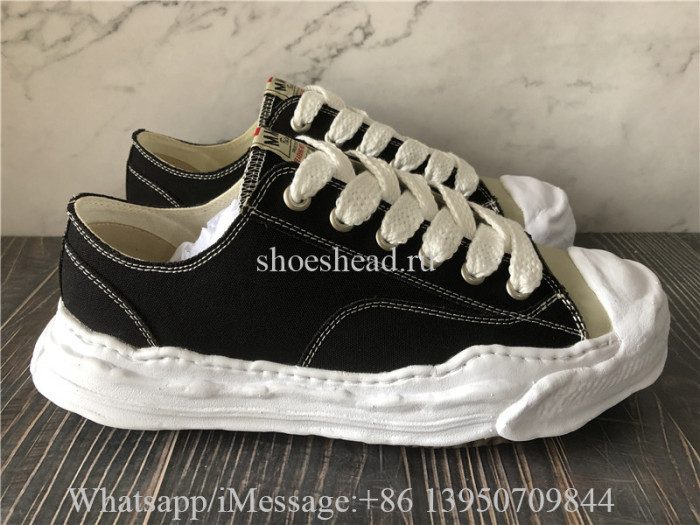 Maison Mihara Yasuhiro Black Peterson Original Sole Sneakers