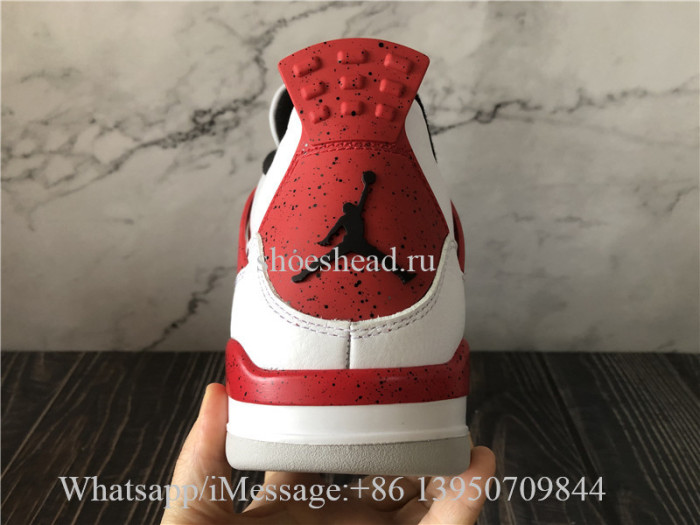 Super Quality Air Jordan 4 Retro Red Cement