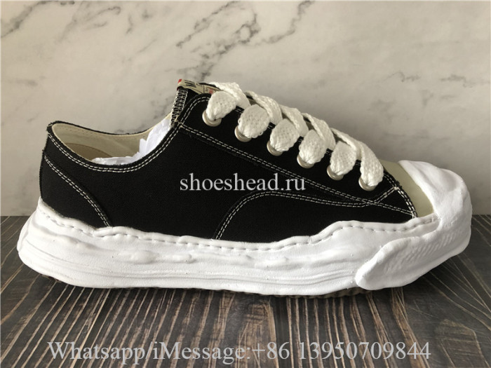Maison Mihara Yasuhiro Black Peterson Original Sole Sneakers